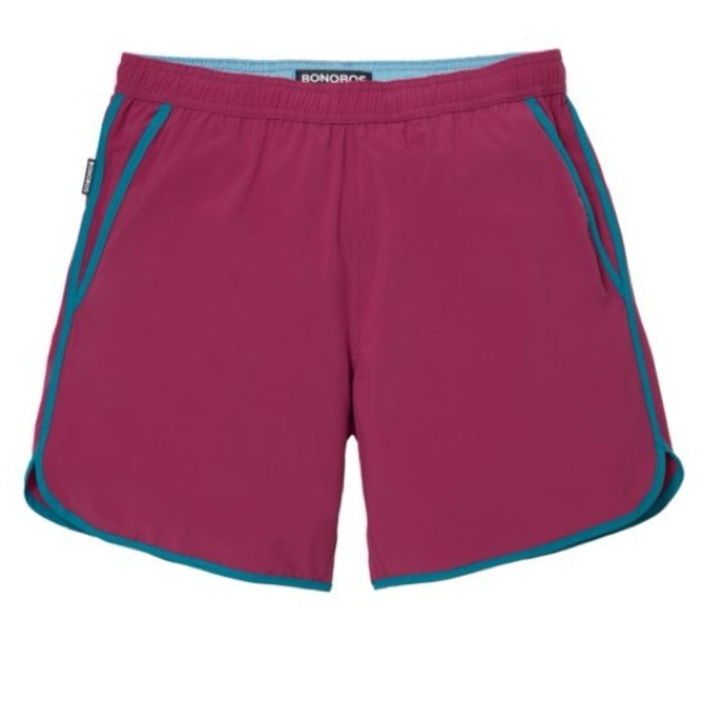 BONOBOS Throwback Swim Trunks 7 inches Size Small